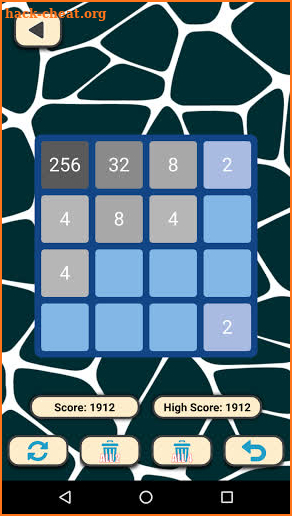 2048 blocks game screenshot