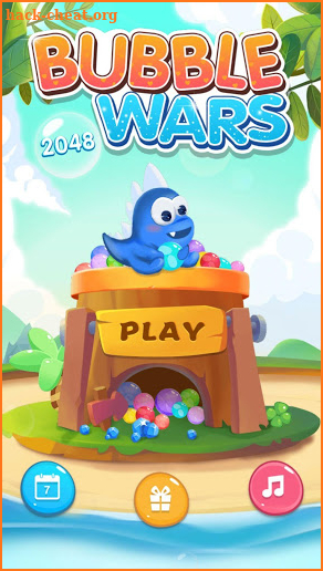 2048 Bubble Wars screenshot