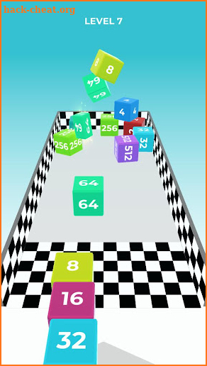 2048 Cube Runner : 3D Merge screenshot