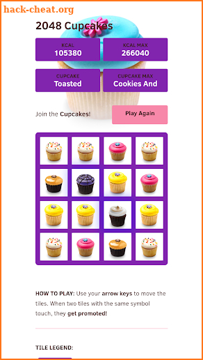 2048 Cupcakes screenshot