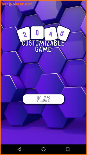 2048 Customizable game screenshot
