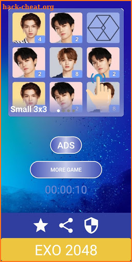 2048 EXO Muti Level Game - EXO Puzzle Game screenshot