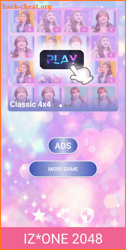 2048 IzOne Game Kpop - Muti level special edition screenshot