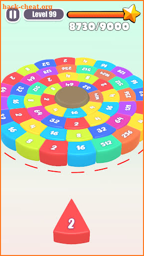 2048 Jelly: Hit & Merge Spin Puzzle screenshot