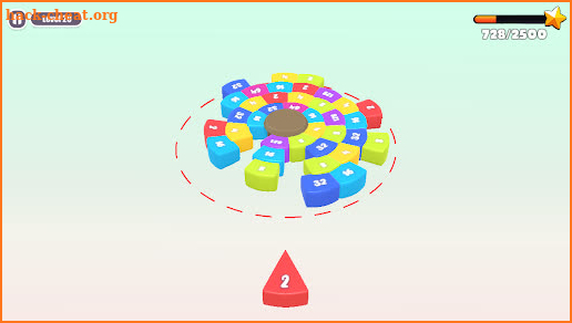 2048 Jelly: Hit & Merge Spin Puzzle screenshot