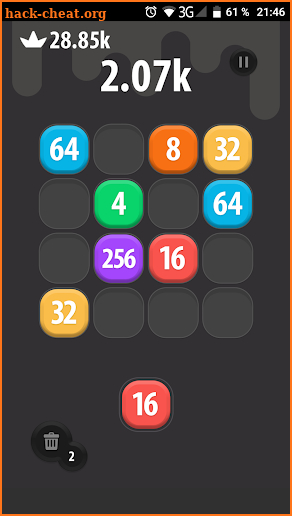 2048 Merge Number Puzzle Game screenshot