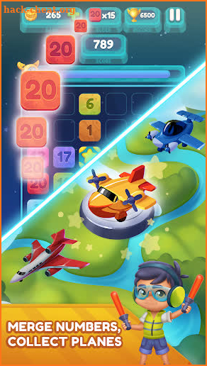 2048 Planes Puzzle screenshot