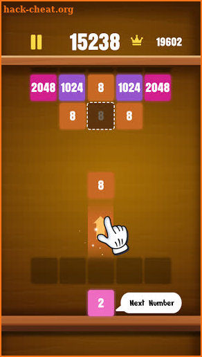2048 Shoot Up - Merge Block Puzzle screenshot