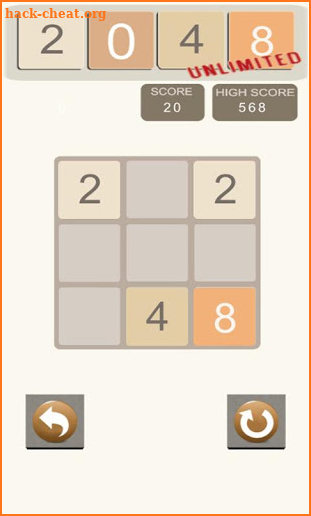 2048 Unlimited Puzzle screenshot