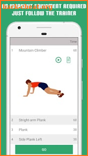 21 Days fitness Challenge-Home Workout screenshot