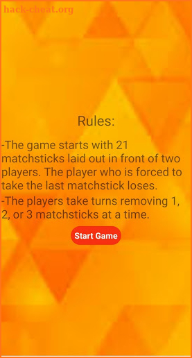21 Matchstick Game screenshot