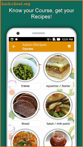 2100 Italian Food Recipes Offline: Healthy Cuisine screenshot