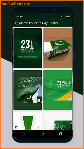 23 March Pakistan Day Status screenshot