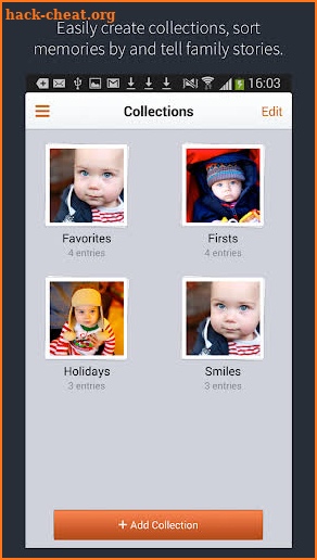 23snaps - Family Photo Album screenshot