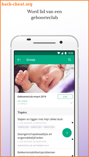 24Baby.nl – Zwanger, baby, babynamen en forum screenshot