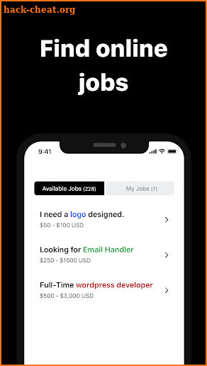24Task Freelancer: Find Jobs & Freelance Services screenshot