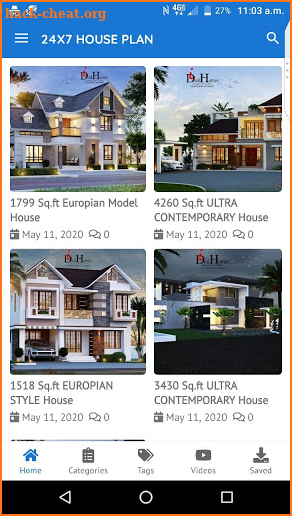 24x7 House Plan screenshot