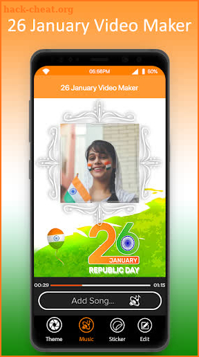 26 January Video Maker screenshot