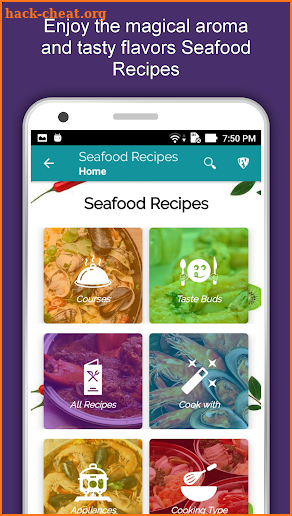 2600+ Seafood Recipes Offline: Crab, Shrimp & Fish screenshot