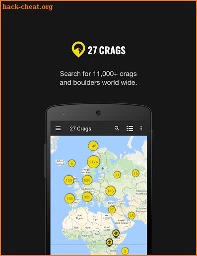 27 Crags - Rock Climbing App screenshot