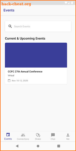 27th Annual CCFC Conference screenshot