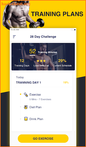 28 Day Fat Burning Challenge screenshot