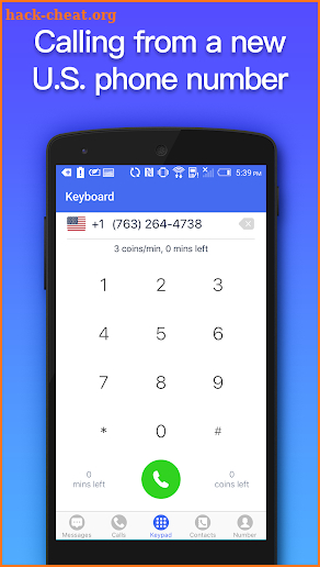 2Call - Second Phone Number for Free Text & Call screenshot