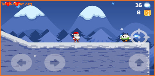 2d santa platformer screenshot