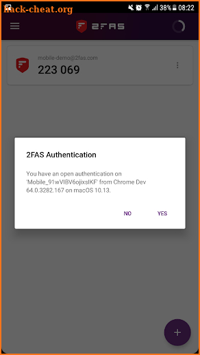 2FAS Authenticator screenshot