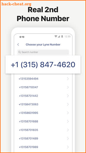 2nd Line - Second Phone Number screenshot