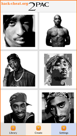 2Pac Color by Number - Pixel Art Game screenshot