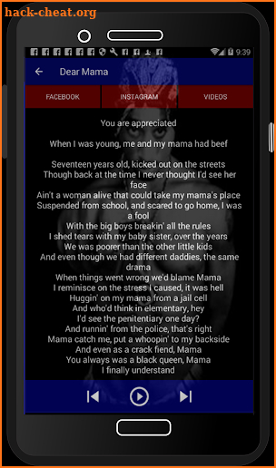 2Pac Songs & Lyrics screenshot