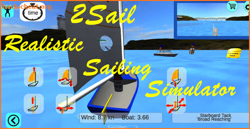 2Sail Sailing Simulator, 3D wi screenshot
