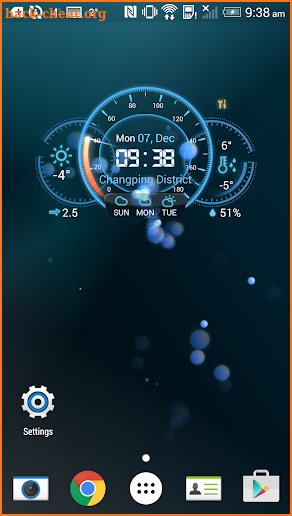 3 Day Clock Forecast Widget screenshot