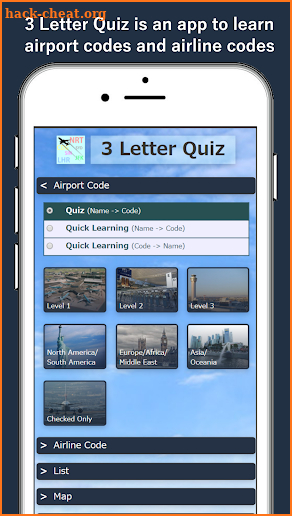3 Letter Quiz screenshot