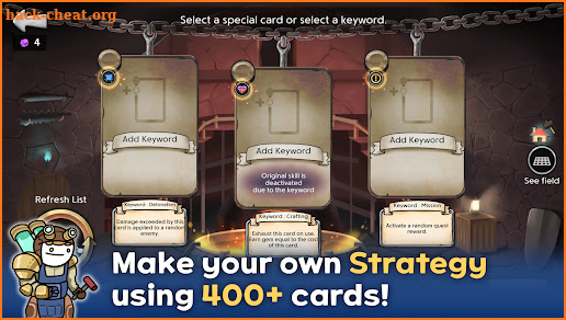 3 Minute Heroes: Card Defense screenshot