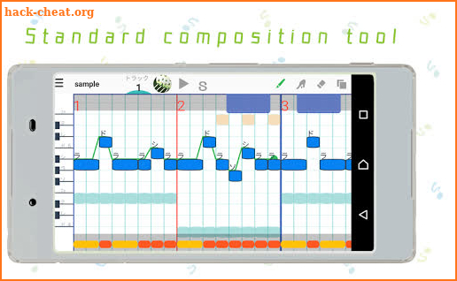 3 minutes Music Composition - musicLine screenshot