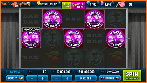 3 Pink Jackpot Diamonds Slots screenshot