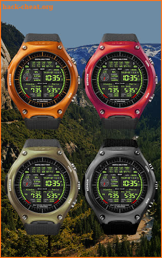 3 x World Clock Face for Android Wear Smart Watch screenshot