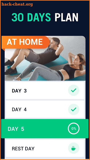 30 Day Fitness Challenge - Workout at Home screenshot