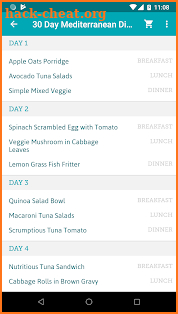 30 Day Mediterranean Diet Challenge screenshot