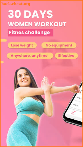 30 Days Women Workout - Fitness Challenge screenshot