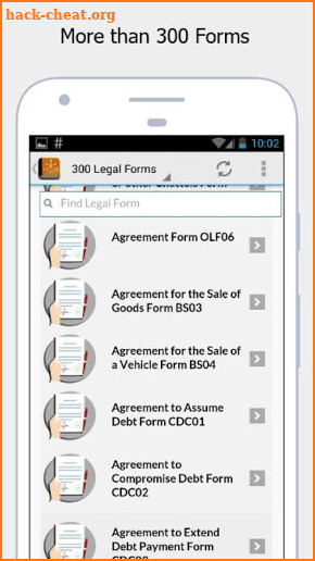 300 Legal Forms screenshot