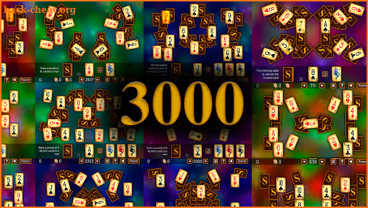 3000 TriPeaks Solitaire Games screenshot
