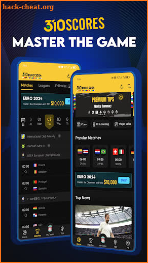 310Scores: Live Scores & Tips screenshot