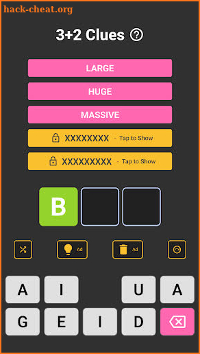 3+2 Clues Word Games screenshot