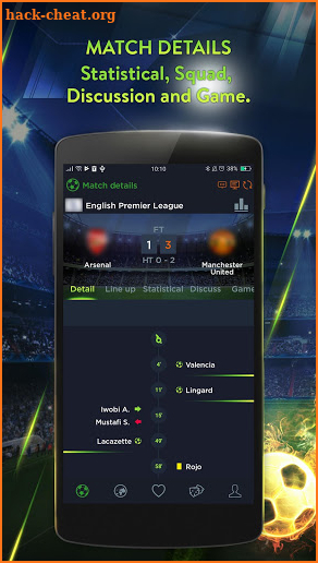 365 Football Soccer live scores screenshot