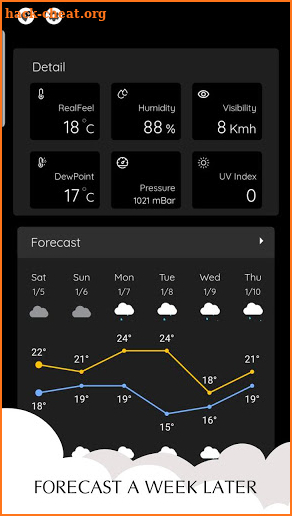 365 Weather Forcecast screenshot