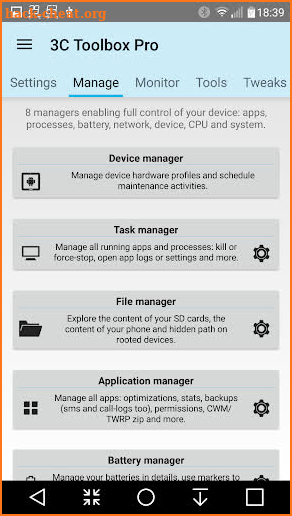 3C All-in-One Toolbox screenshot