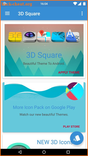 3D 3D - icon pack Theme HD screenshot
